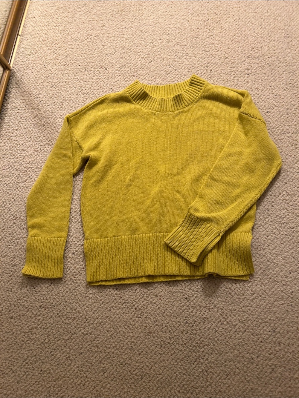 Yellow sweater